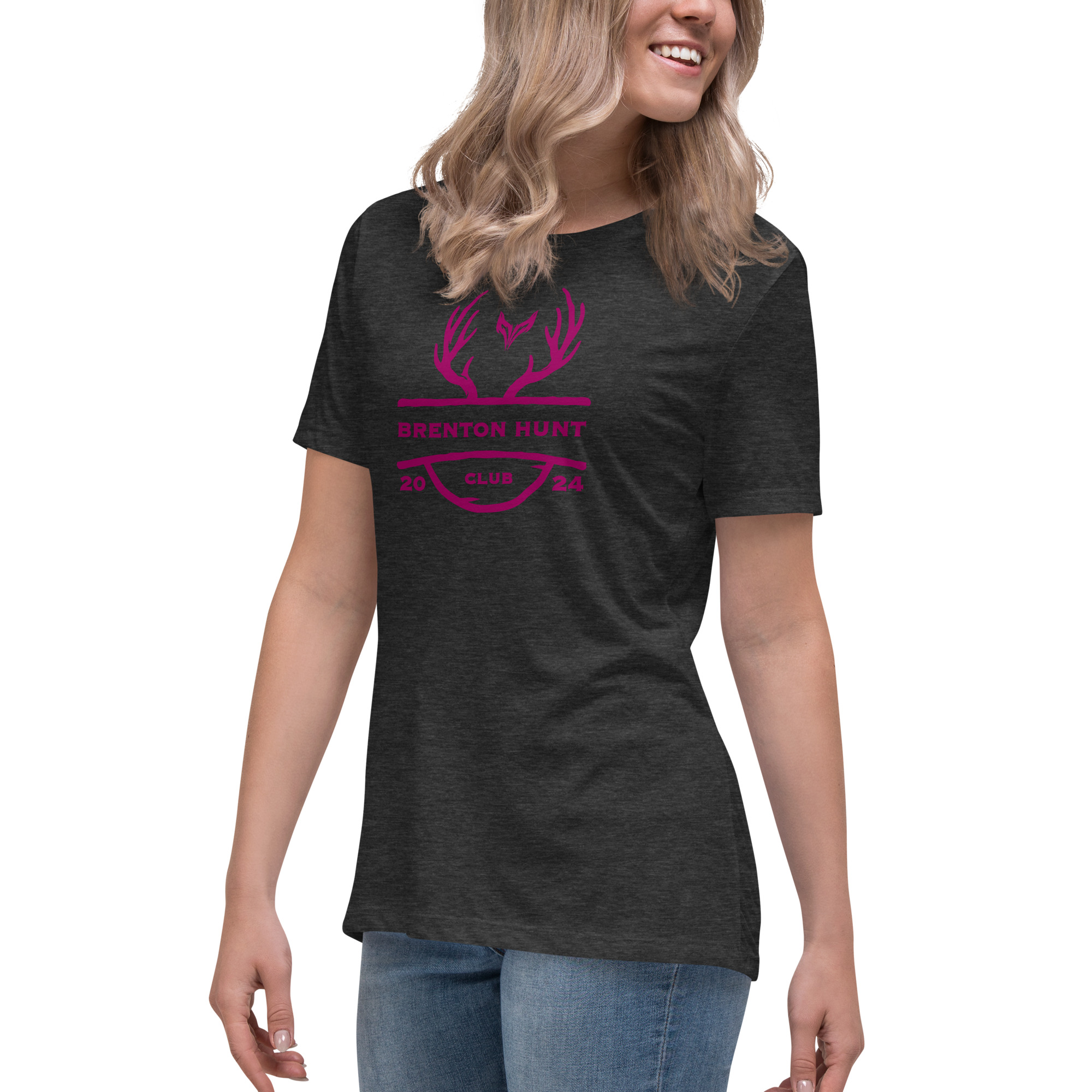 Brenton Hunt Club - Women's Relaxed T-Shirt - Image 3
